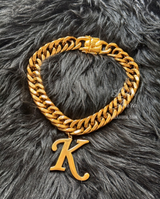 Heavy Hitter Cuban Initial (A-Z) Pendant Necklace (20mm)