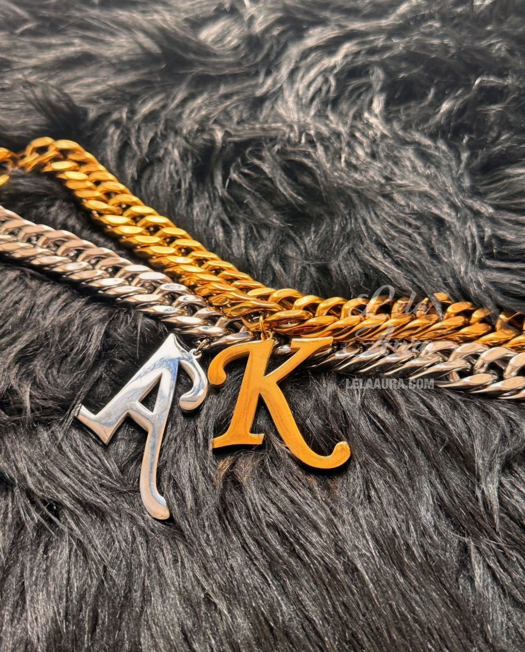 Heavy Hitter Cuban Initial (A-Z) Pendant Necklace (20mm)