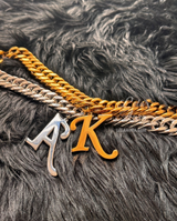 Heavy Hitter Cuban Initial (A-Z) Pendant Necklace (20mm)