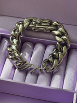 Custom Initials | Adorn Cuban Bracelet (16mm)