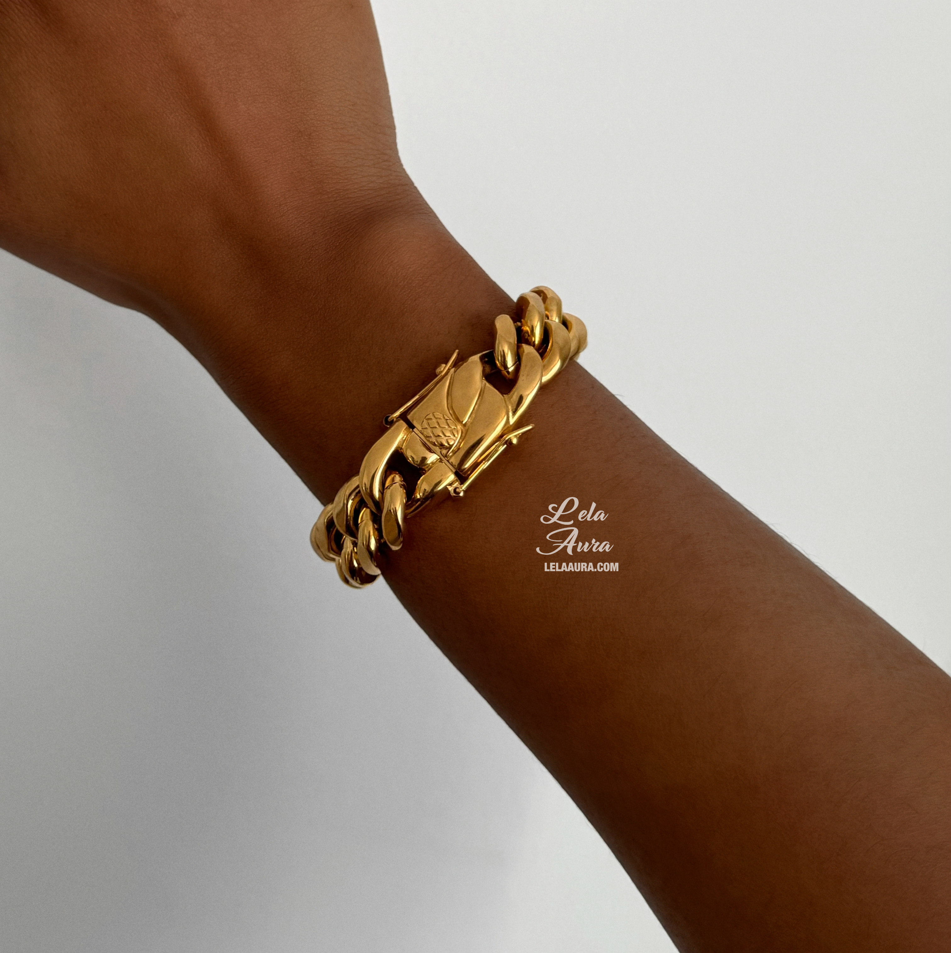 Plain | Adorn Cuban Bracelet (16mm)
