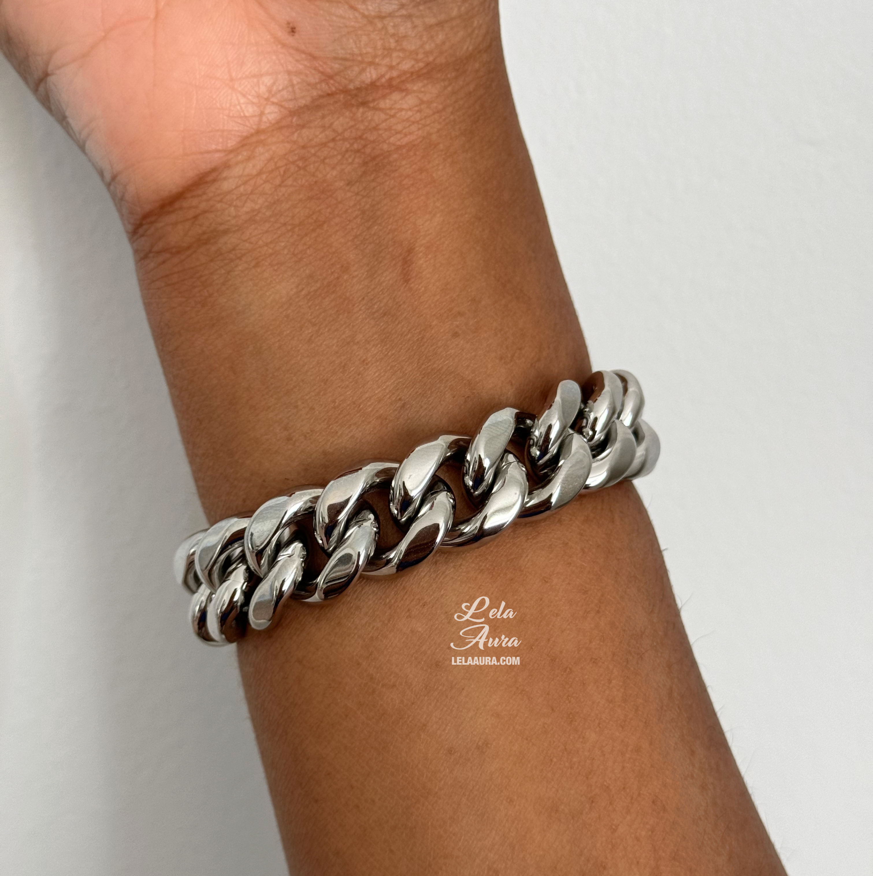 Plain | Adorn Cuban Bracelet (16mm)